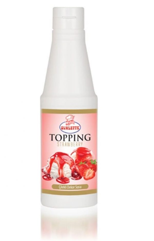 Ovalette Çilek Topping Sos (1 Kg)