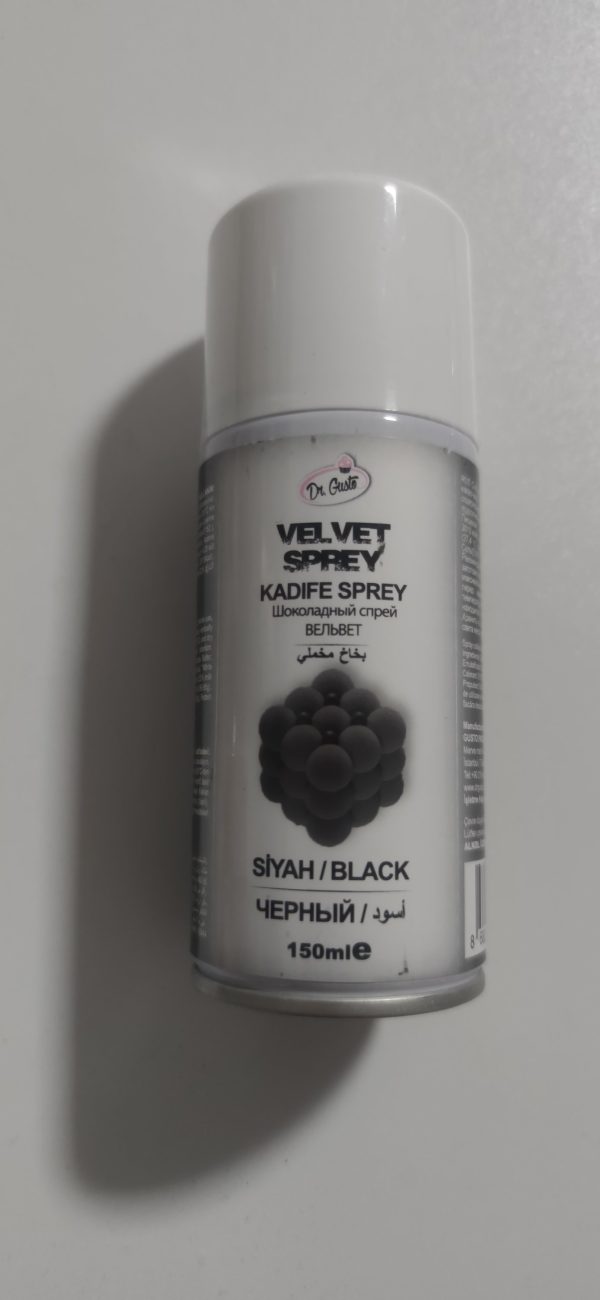 Dr Gusto Siyah Velvet Kadife Sprey 150 ml